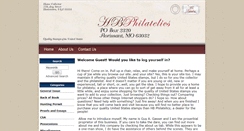 Desktop Screenshot of hbphilatelics.com